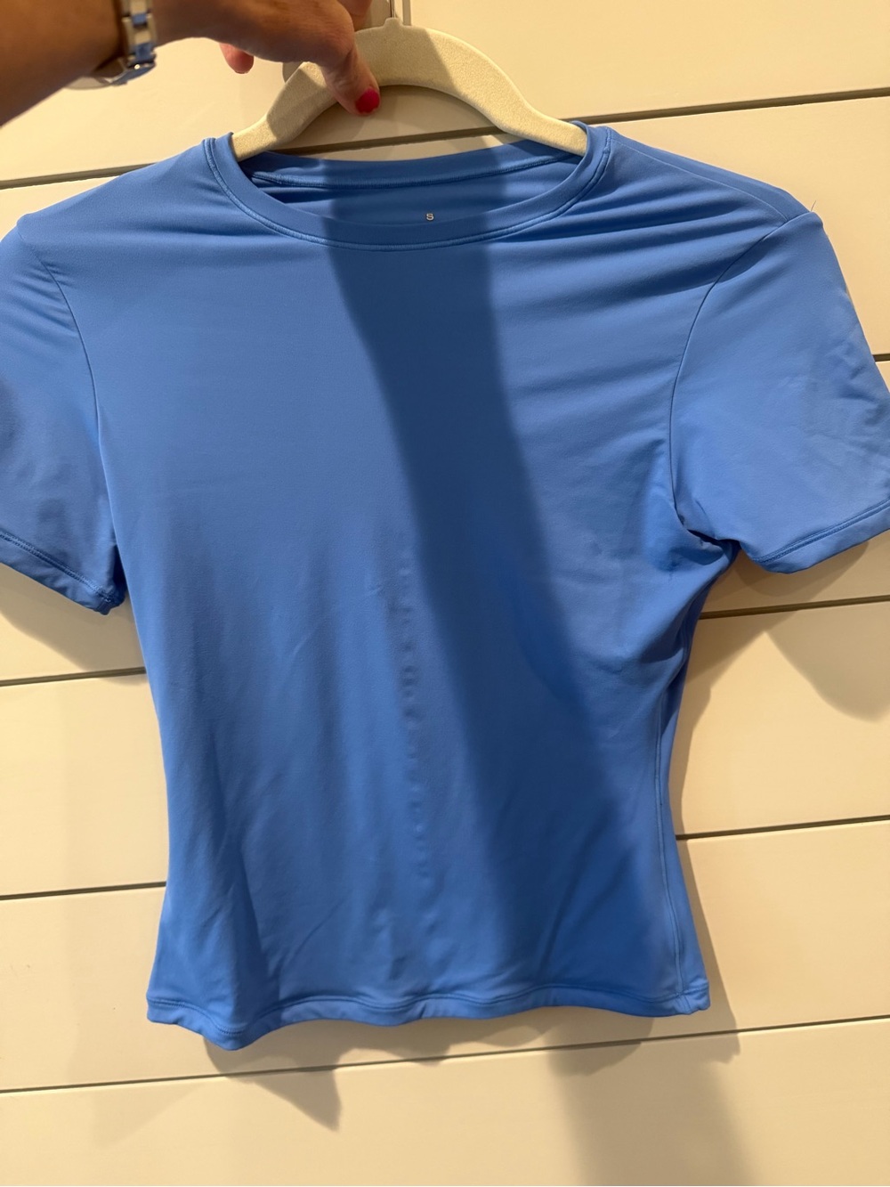 Classic Crew Neck Short Sleeve Tee — Light Blue